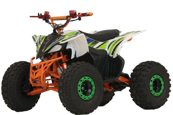 4-Wheel Desert Motorcycle – 125cc Off-Road Racing ATV, Right angle View