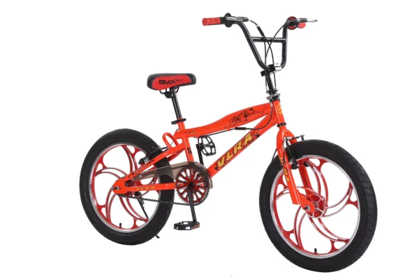 VLRA BIKE 20C/R Children’s Bicycle, 20-Inch Wheel, Carbon Steel Frame, Red