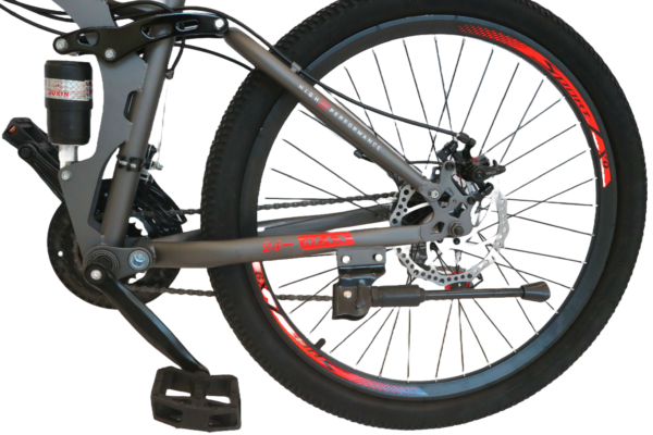 VLRA BIKE X9 – 26" Adult Foldable Mountain Bike | 24-Speed | Dual Suspension | Disc Brakes - Image 3