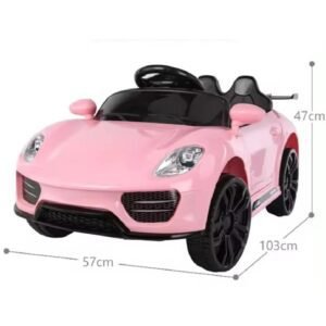 LBB-918 electric kids car with 6V battery, dual motors, and remote control