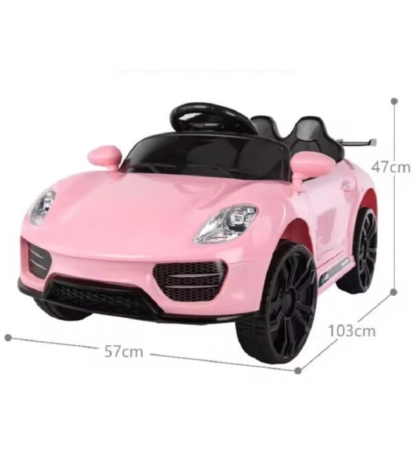 LBB-918 electric kids car with 6V battery, dual motors, and remote control