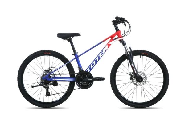 TOTEM Martin 24-inch kids mountain bike with Shimano gears and suspension fork