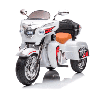 Vlra R1800 12V ride-on motorcycle for kids with Bluetooth and LED lights
