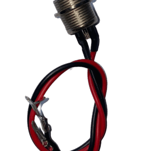 Z-36 threaded charging connector with alligator clips and wires