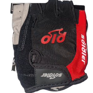 Breathable mesh fingerless gloves with padded palm for scooter or bike riders