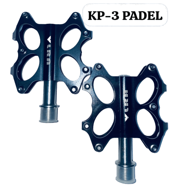 KP-3 lightweight cycling pedals with cleat compatibility and adjustable tension