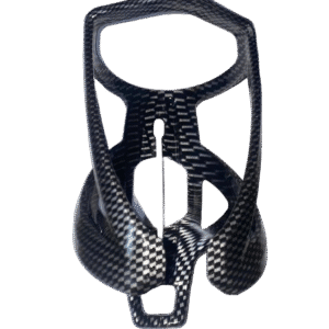 Black and white patterned plastic bike bottle holder
