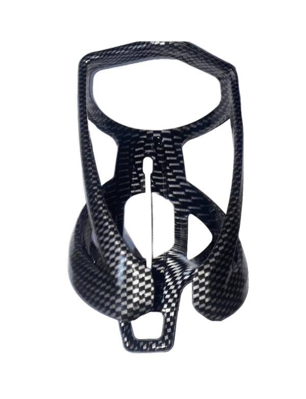 Black and white patterned plastic bike bottle holder