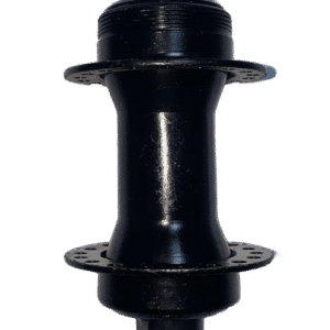 Front hub for 26-inch bicycle with aluminum body and smooth bearings