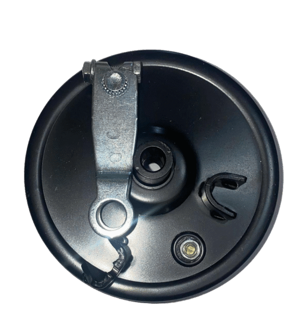 Steel front drum brake for electric scooter or bicycle