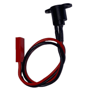 3-pin charging connector with red and black wires