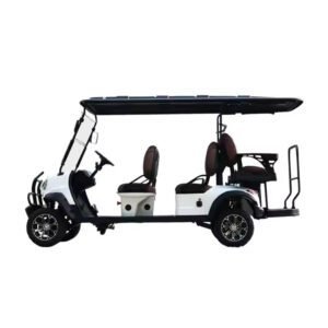 6-Seater Golf Q-10 Electric Buggy with LED lights, Bluetooth, and reverse camera