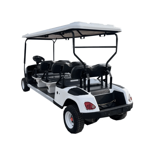 H9 8-Seater Electric Golf Car – 60V Motor, 600kg Load, Bluetooth, LED Dashboard - Image 2