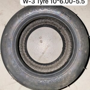 W-3 off-road tire with aggressive tread for superior traction and durability