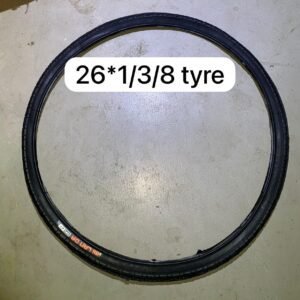 26×1 3/8 black bicycle tire for cruisers and commuters