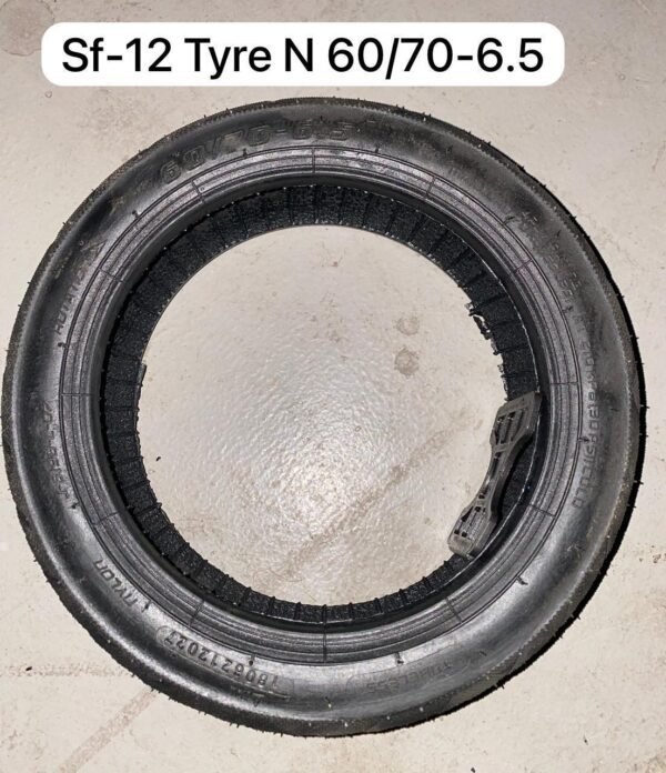 SF-12 60/70-6.5 high-performance black tire for electric scooters