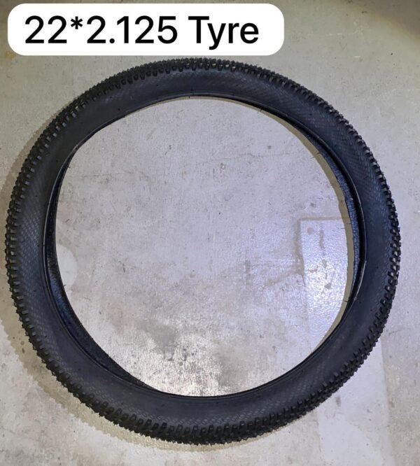 22×2.125 all-terrain bicycle tire with durable construction and excellent traction
