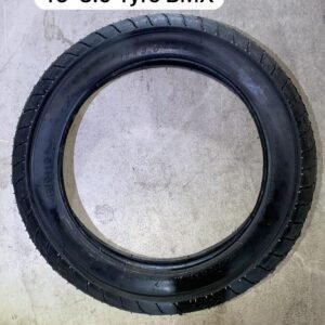 16×3.0 BMX tire with reinforced sidewalls and deep tread for ramps and dirt tracks