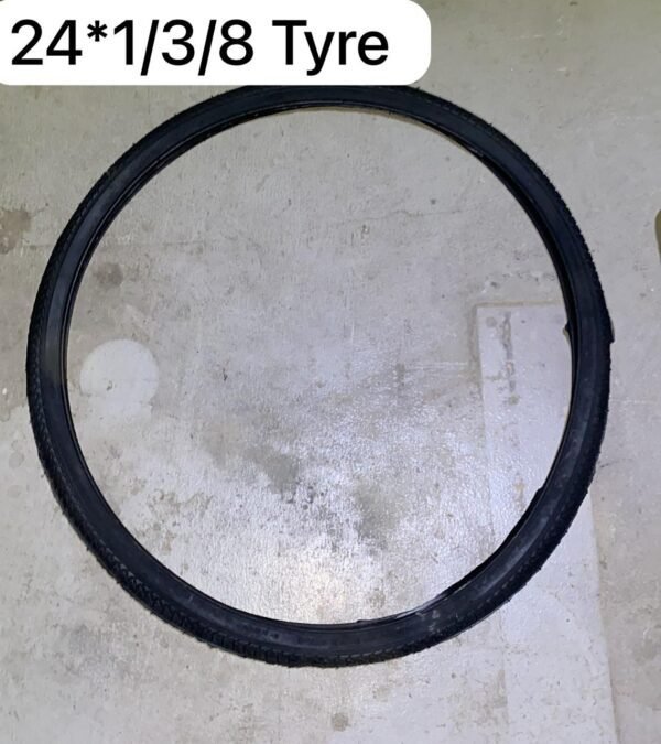 24×1 3/8 bicycle tire with durable construction for city bikes and cruisers
