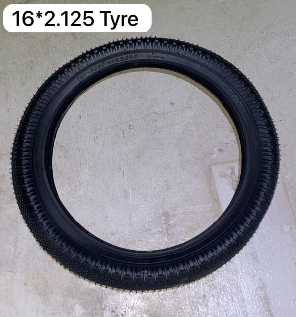 16×2.125 versatile bicycle tire for road and light trails