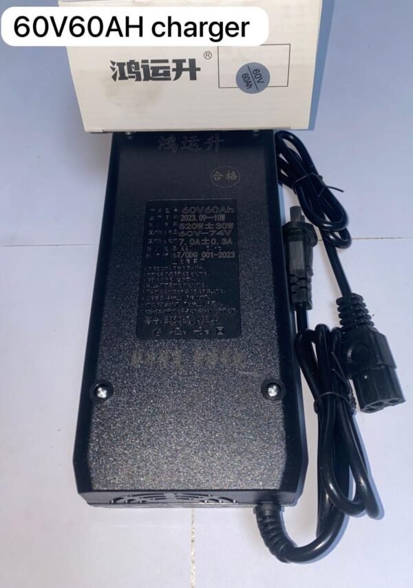 60V 60Ah electric scooter charger with LED indicators