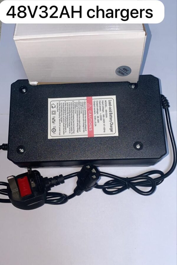 48V 32Ah electric scooter charger with LED indicators