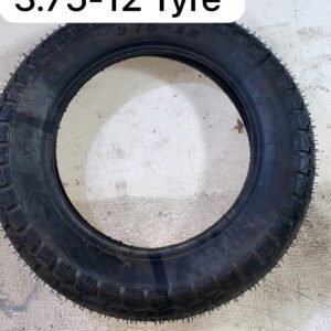 3.75-12 tyre with deep off-road tread for mud and terrain
