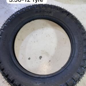 Reinforced 3.50-12 tyre with deep off-road tread pattern