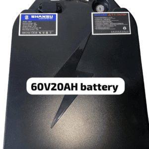 60V 20Ah lithium battery with durable carry handle for electric vehicles