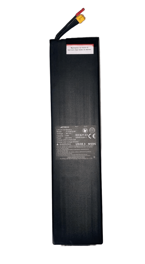 JETECH lithium-ion battery 36V 5.2Ah for electric scooters and bikes