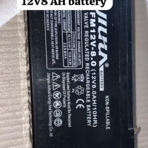 Compact 12V 8Ah SLA battery for backup and emergency use