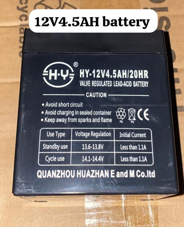 HY-12V 4.5Ah Valve Regulated Lead-Acid Battery