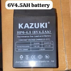 Kazuki HP6-4.5 compact sealed lead-acid battery for UPS and alarms