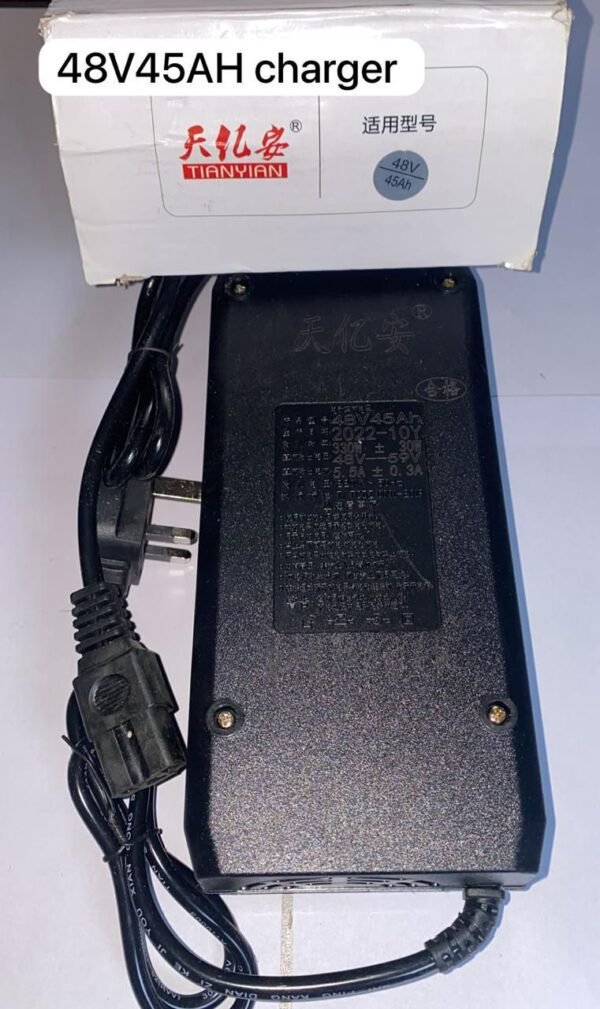48V 45Ah charger for high-capacity electric scooters and bikes