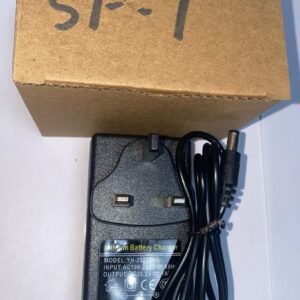 24V battery charger for electric scooters and bikes with LED indicators