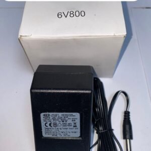 6V battery charger for kids’ electric vehicles – black charger with LED
