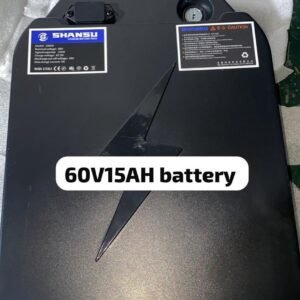 60V 15Ah lithium battery with durable case and handle