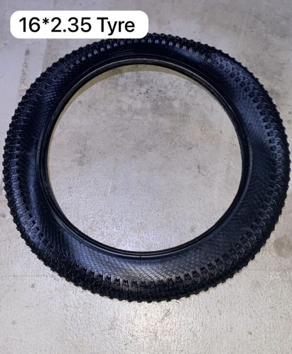 16×2.35 versatile wide bicycle tire for road and trail riding