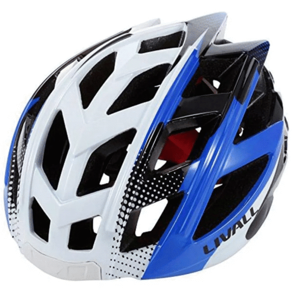 Winner Scooter black helmet with front and rear lights for safe riding