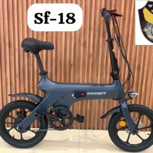 VLRA BIKE Sf-18 dark gray folding electric commuter e-bike