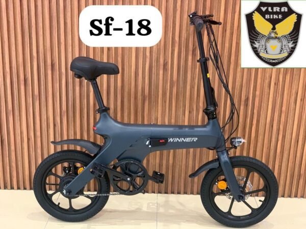 VLRA BIKE Sf-18 dark gray folding electric commuter e-bike