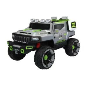 KP-908 electric ride-on car for kids with 4WD, Bluetooth music, and LED lights